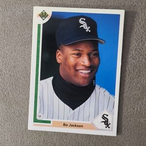 Bo Jackson Chicago White Sox Baseball Card 1991 Upper Deck #744‎
